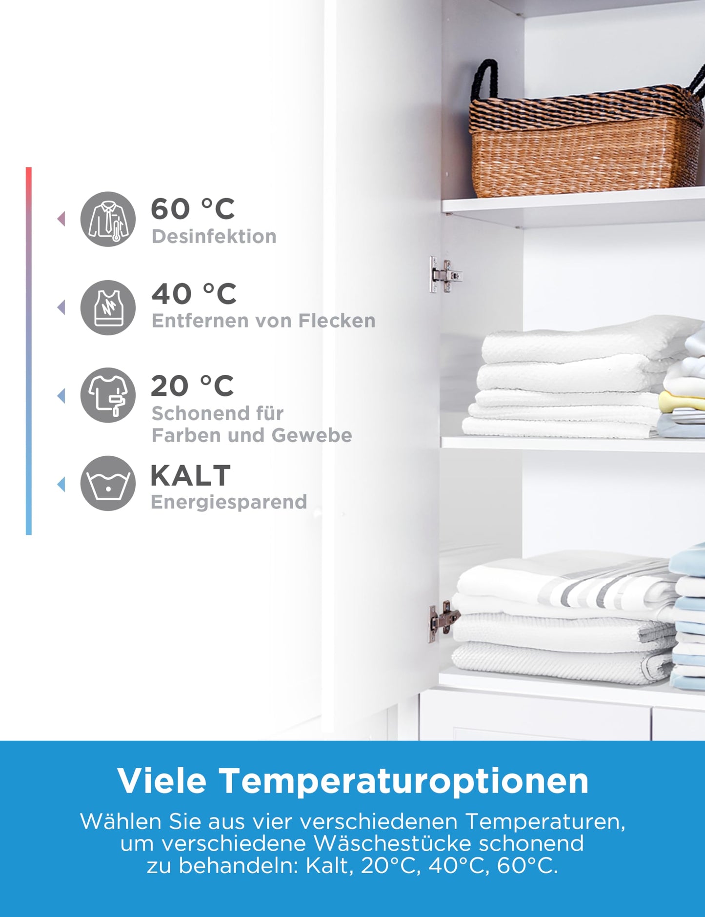 Midea (MF10EW70B) Washing Machine (7kg): Inverter Quattro Motor &amp; Steam Function