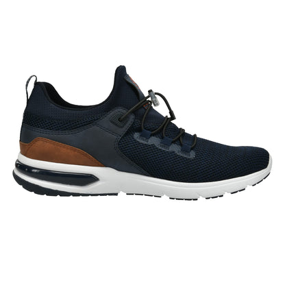 bugatti low-top men's sneakers with removable footbed in dark blue (4100)