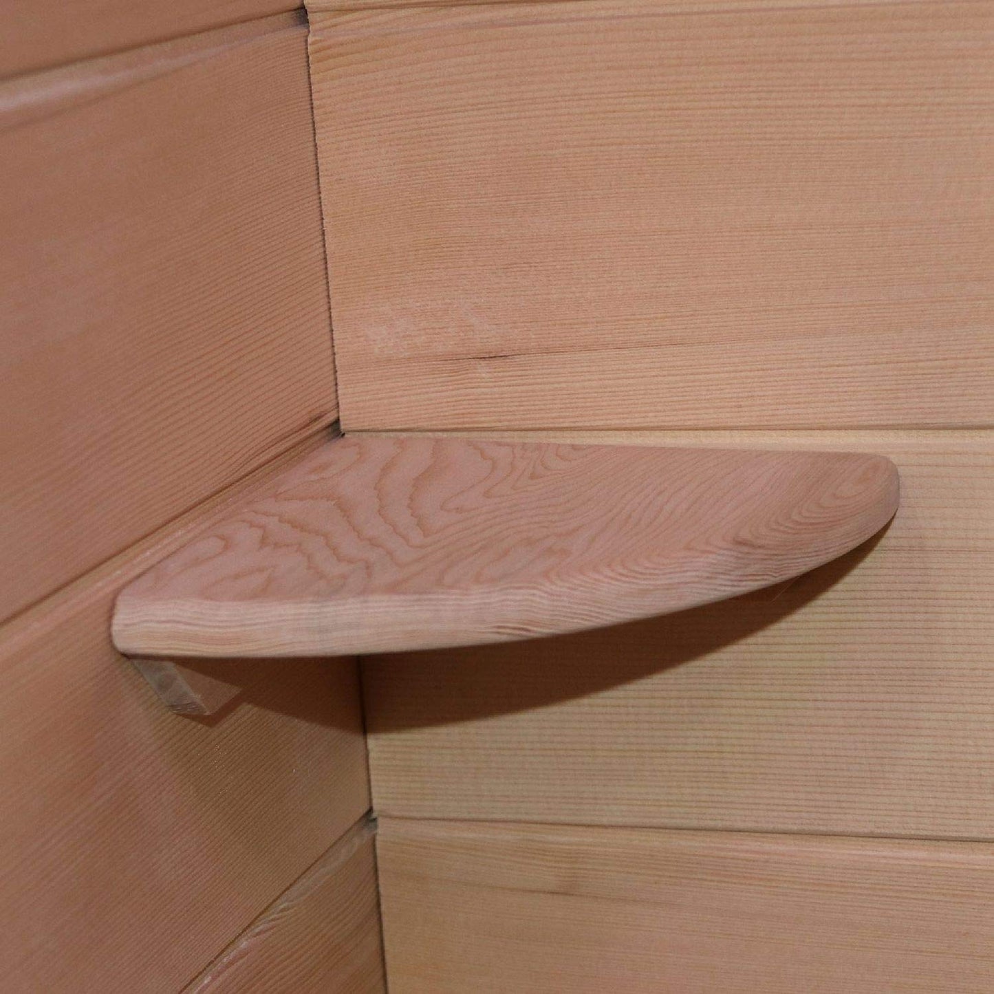 Dewello® infrared sauna 'Laval Plus' (135x105cm) for 1-2 people made of hemlock wood, LED, Bluetooth