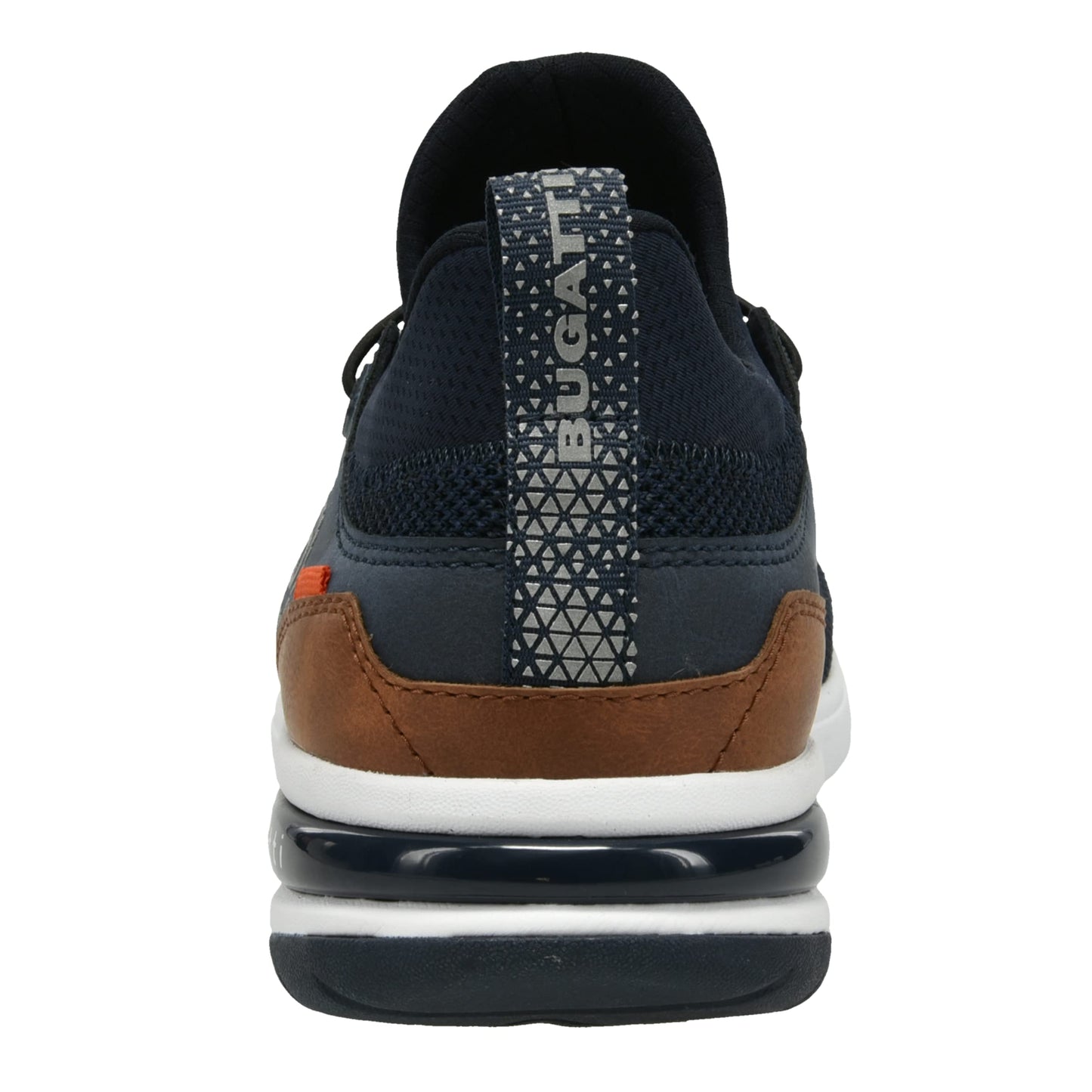 bugatti low-top men's sneakers with removable footbed in dark blue (4100)