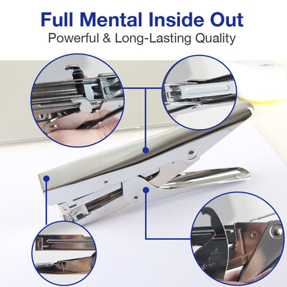 Metal stapler &amp; remover set with 1000 staples and stapler