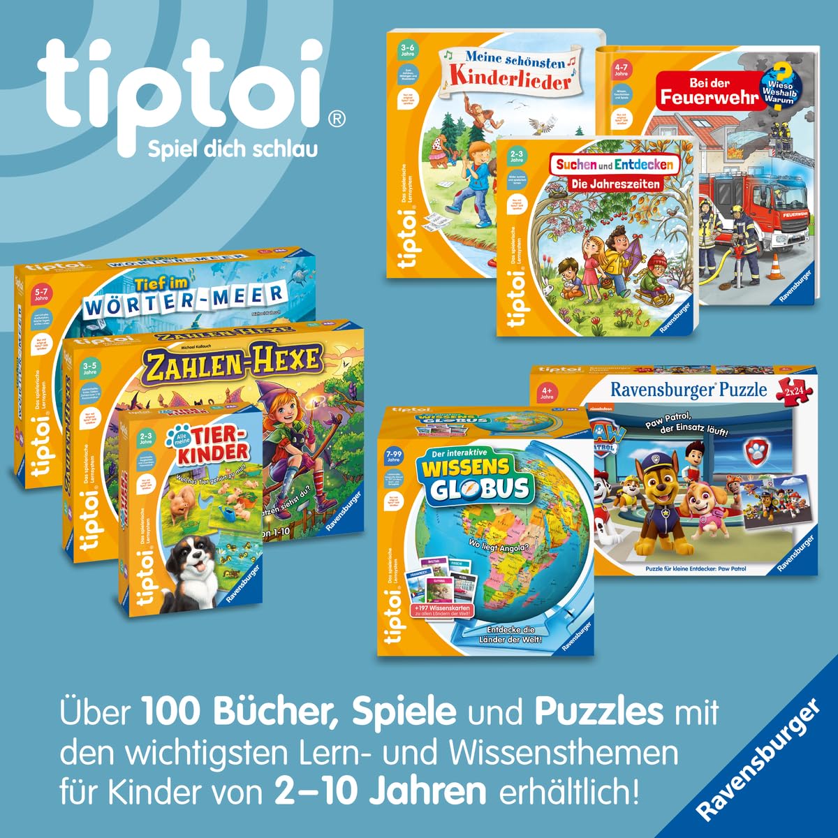 Ravensburger - tiptoi® My Learning Game World: Letter book for children from 4 years to learn the ABC
