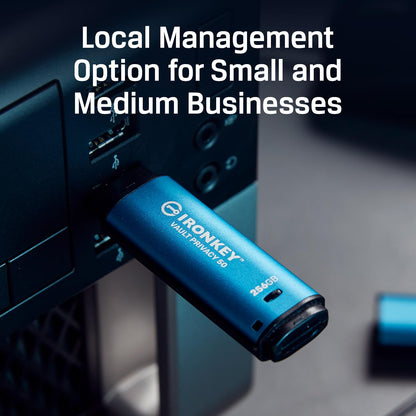 Kingston IronKey Vault Privacy 50 | USB flash drive (512GB) with the highest level of business security