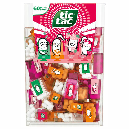 tic-tac Mini Mix 'Strawberry Edition' (228g) in 60 small boxes