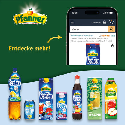 Pfanner 100% vitamin-rich apple juice (8 x 1 liter): no added sugar