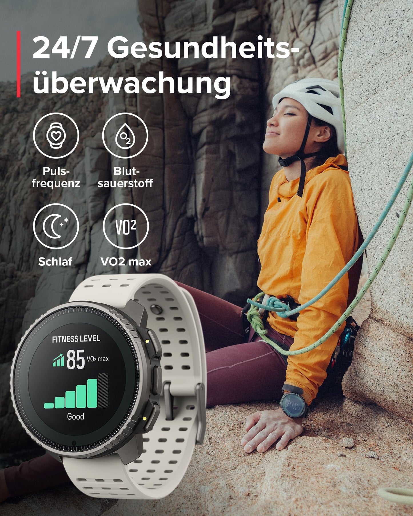 SUUNTO Vertical Adventure Watch: Dual-frequency GPS, solar, offline navigation, 65-day battery, up to 100m