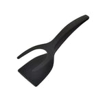 Spatule 2 en 1 | Antiadhésif : pour œufs au plat - pizza - grill - viande 