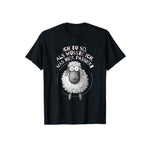 Schaf Cartoon T-Shirt: Ich tu so, als wüsste ich, was Hier passiert