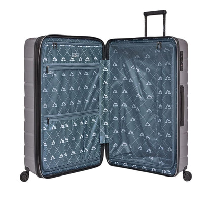 BERGPFEIL hard-shell travel suitcase set (3 pieces) with expansion pleat &amp; TSA lock 