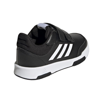 adidas 'Tensaur' Hook and Loop Running Shoes for Kids: Black and White