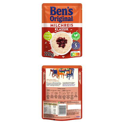 BEN'S ORIGINAL™ Express Rice Pudding Classic (6x220g): In just 5 minutes