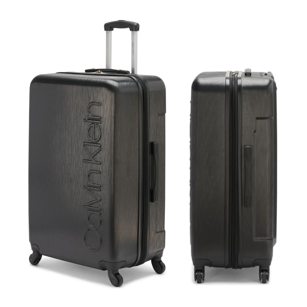 CALVIN KLEIN hard-shell travel suitcase with striking Calvin Klein logo