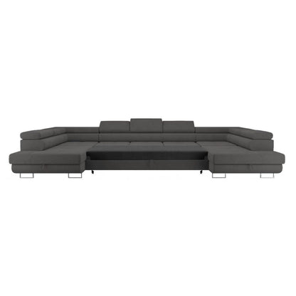 Premium 3-Sitzer Ecksofa mit Schlaffunktion 'Big PASTI U-Form' und Bettkasten