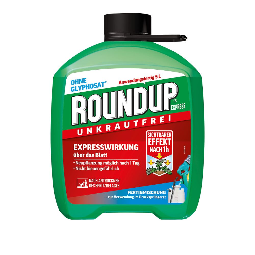 Roundup Weed Free Express (5 liters): Refill canister, ready-mixed