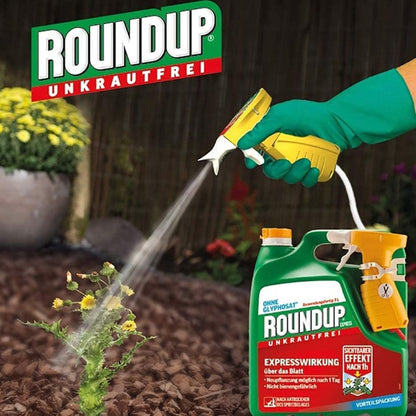 Roundup Weed Free Express (5 liters): Refill canister, ready-mixed
