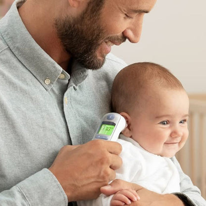 Braun ThermoScan-7 ear thermometer with Age Precision &amp; ExacTemp including 21 hygiene caps