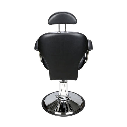 Barberpub Friseurstuhl | Hydraulisch, bis 135° kippbar mit Gasfeder-Sperre, 360° drehbar