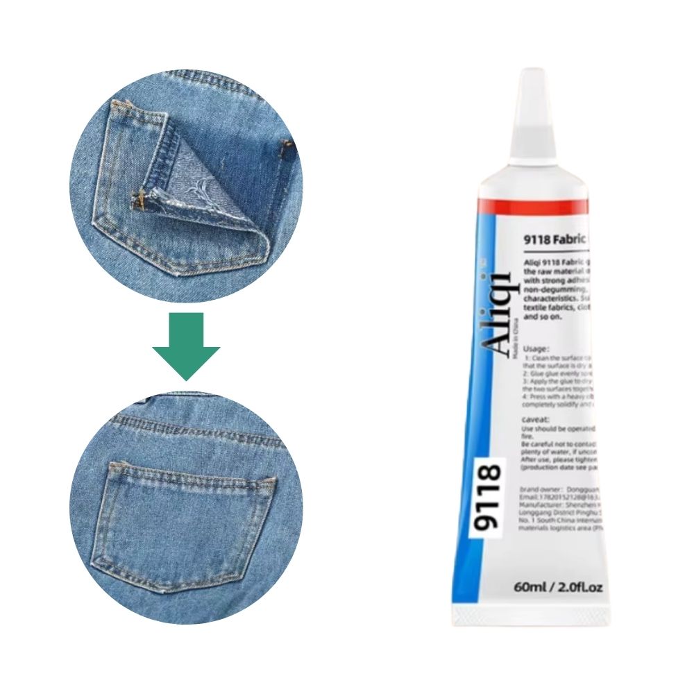 Extra Strong Fabric Glue (60ml): Waterproof &amp; Versatile for Textile Repair