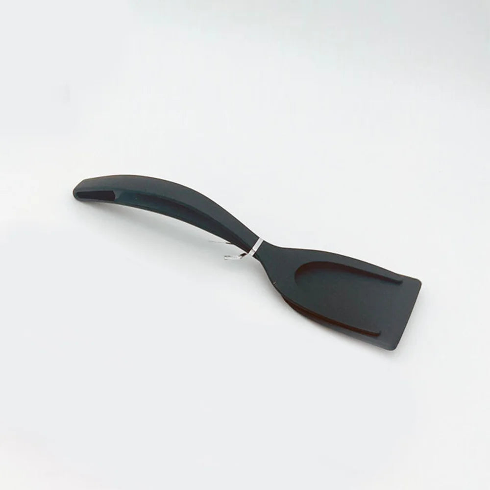 Spatule 2 en 1 | Antiadhésif : pour œufs au plat - pizza - grill - viande 