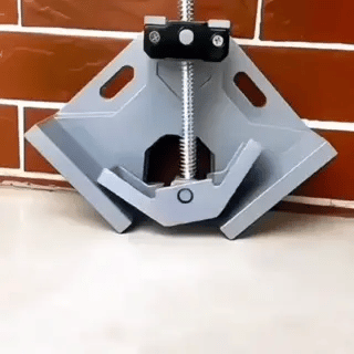 90 Grad Winkelspanner | Hochwertige Legierungsklemme für präzise Ecken bei Holz, Metall und Glas (Preview GIF)